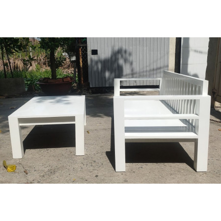 ChunKy White : Bàn Sofa , Bàn Coffee Gỗ Sồi
